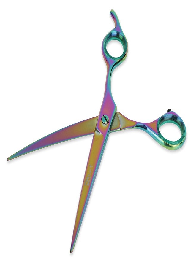 Sharf Rainbow 7.5 Inch Curved Dog Grooming Scissors - 440C Japanese Steel - Trusted Brand - Image 2